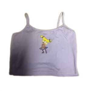 Cropped Purple Tank Top with Rugrat’s Angelica Pickles